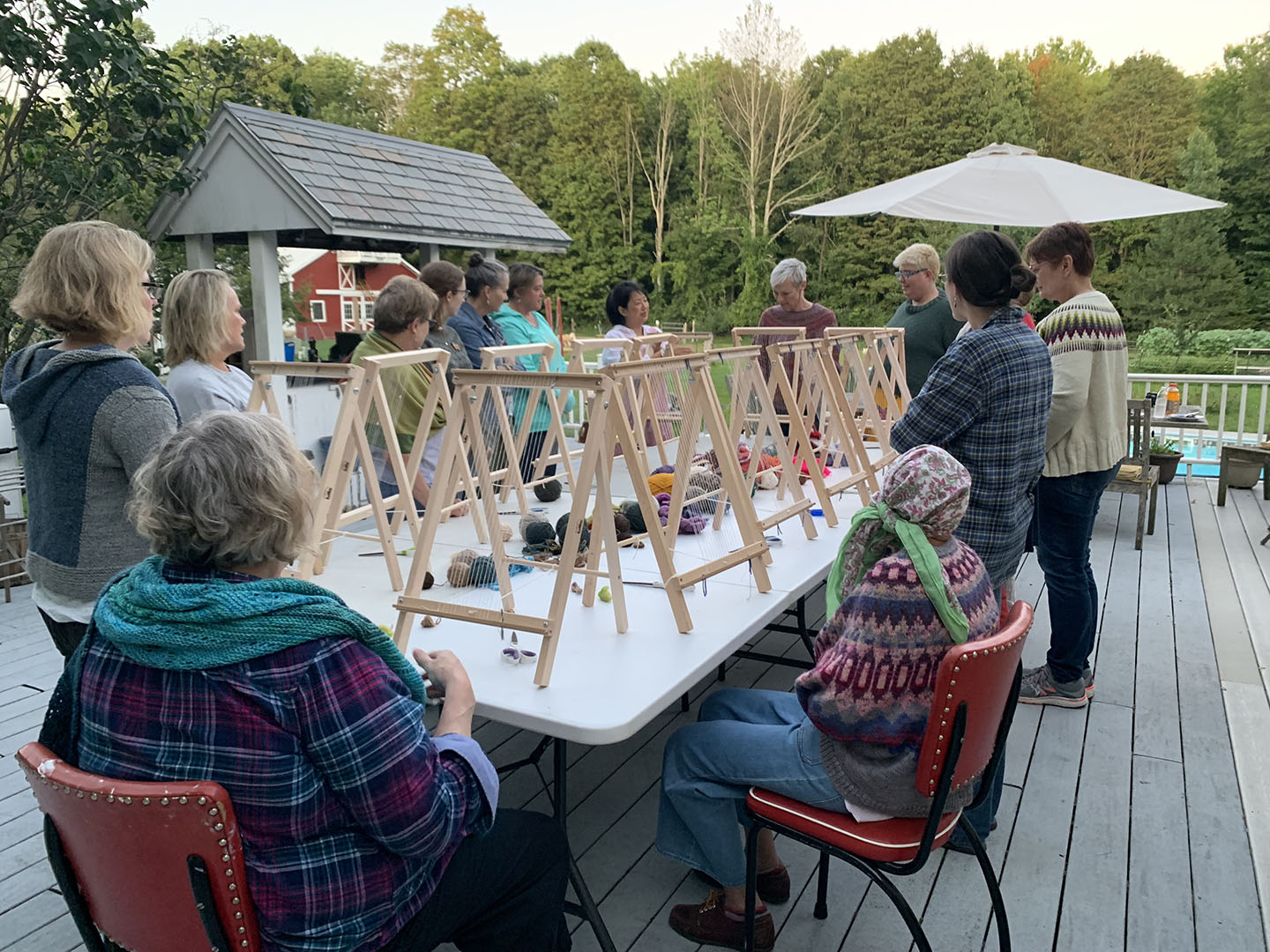 freeform tapestry weaving Raritan Headwaters